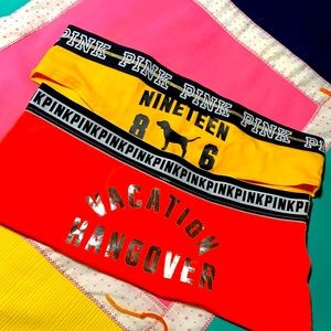 Final Price Item: PINK Logo NWT and NWOT Panties